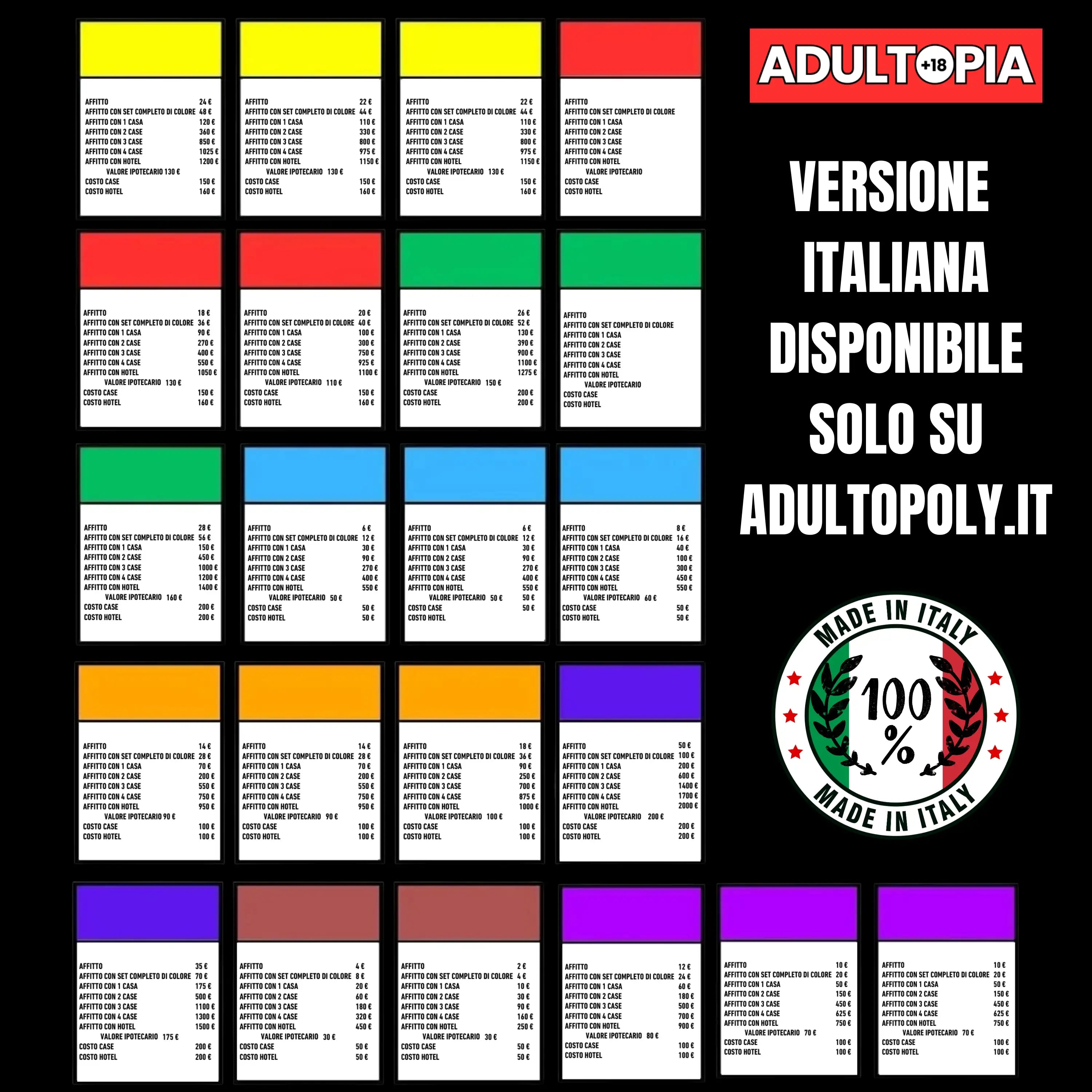 Adultopia™ in italiano (ex.adultopoly)